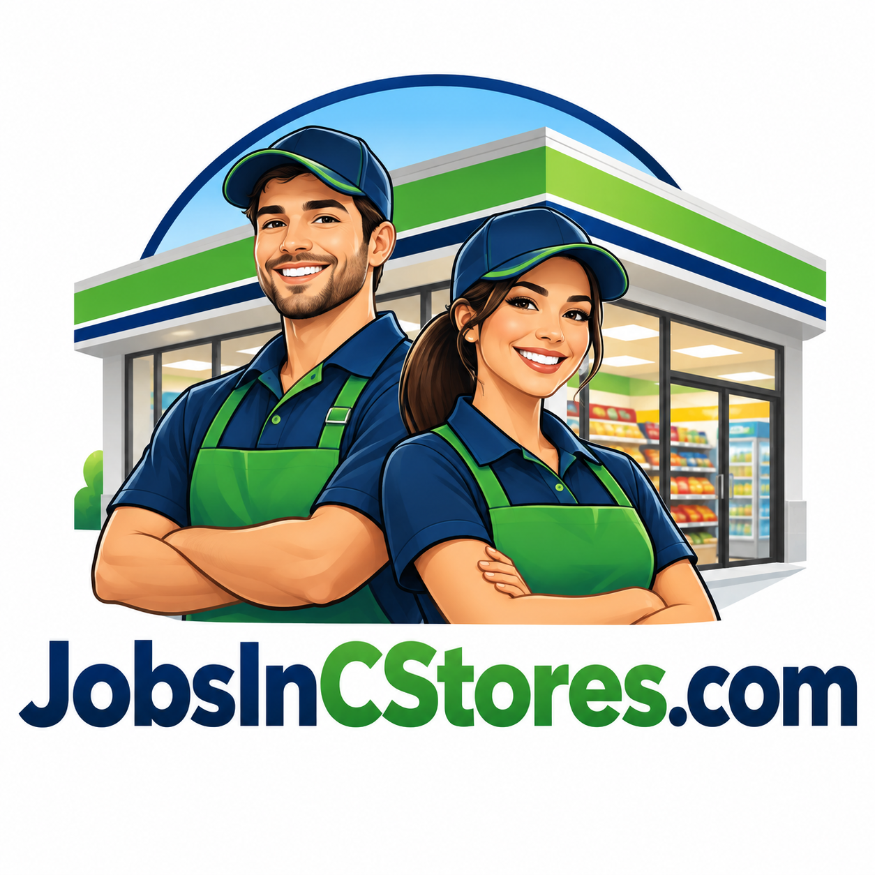 JobsInCStores.com domain name artwork